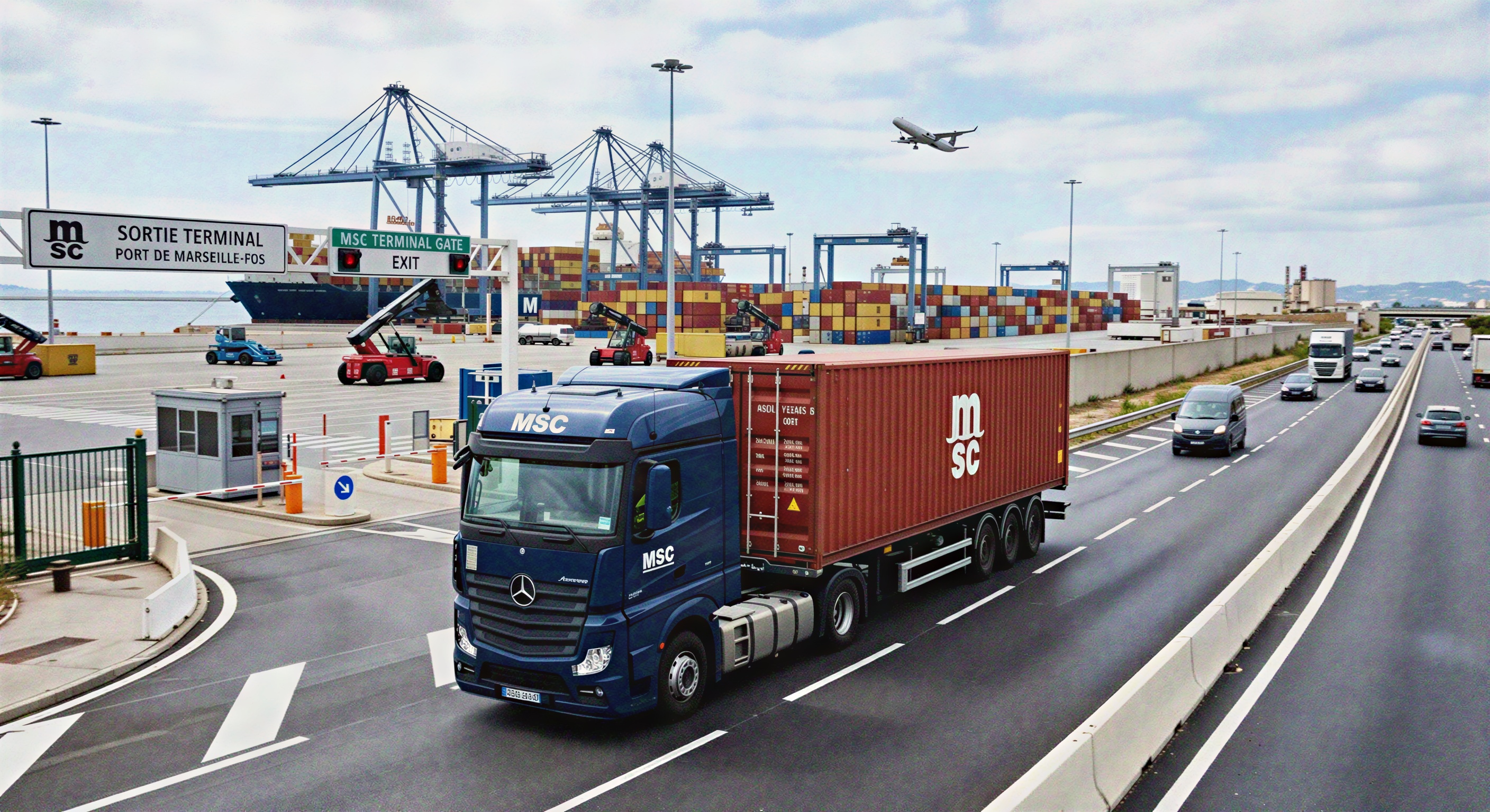 Transport routier de conteneurs